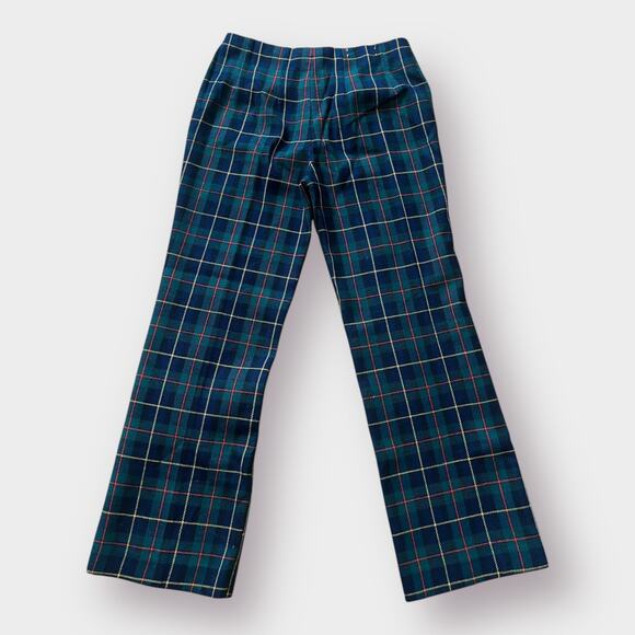 70s Plaid Wool Slacks Size S - Picture 3 of 4